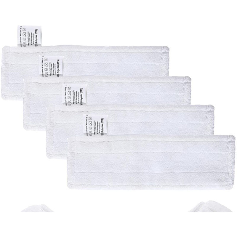 4er-set Mikrofasertücher, Ersatz-mikrofasertücher Für Kärcher Easy Fix Sc2 Sc3 Sc4, Mikrofasertuch-zubehör Für Easy Fix Wischmopp Von Kärcher