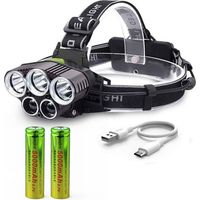 Wiederaufladbare Stirnlampe, Mit Eigenschaften: Led, Lampe, 6m, 5l