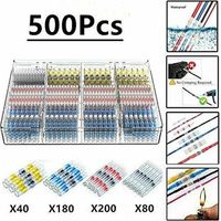 500 Stück Elektrische Lötverbinder Mit Schrumpfschlauch, Mit Eigenschaften: 500 Stück, Tabelle