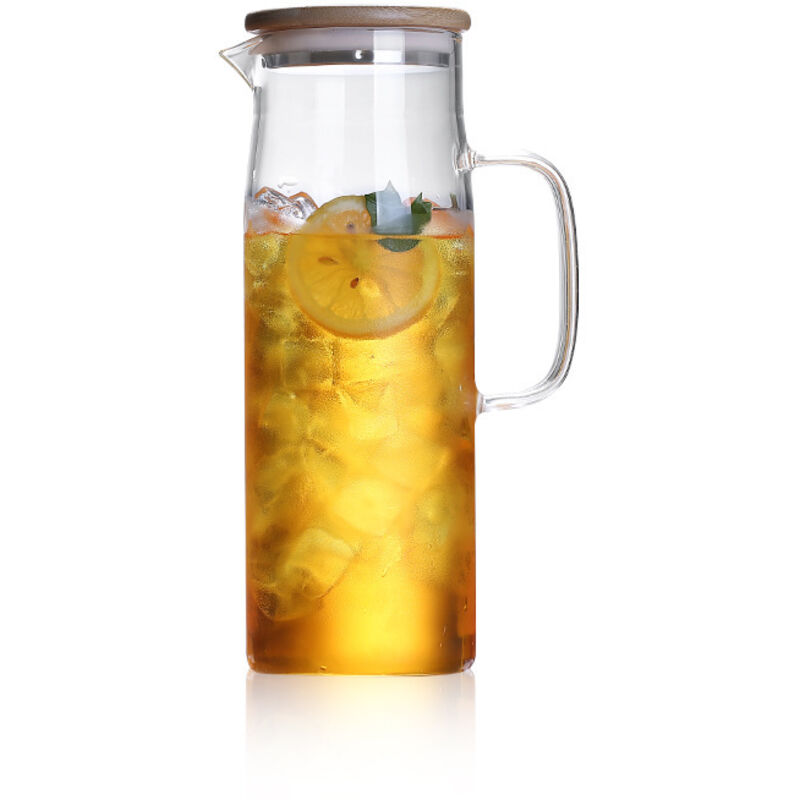 Dicke Wasserkaraffe Mit Griff Und Edelstahldeckel, 1,5 Liter (50 Oz)
