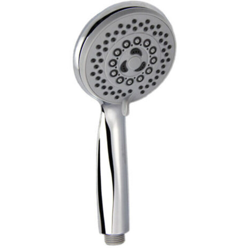 Duschkopf + 2m Duschschlauch, Kalkfreier Duschkopf Mit Universalzubehör, 5 Modi Hochdruck Wassersparend, Abs+edelstahl Badezimmerdusche