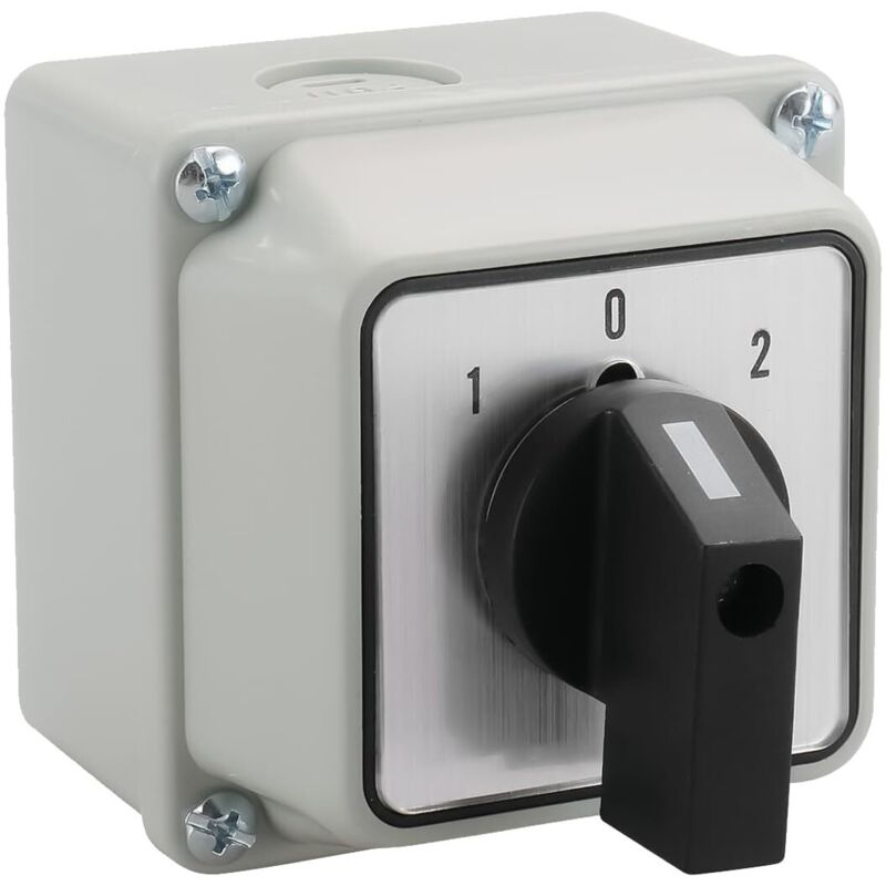 Universeller Drehschalter Szw26-20/d202.2bf, Hauptschalter, Außengehäuse, Ein-aus-ein, 3 Stellungen, 2-polig, 12 Klemmen, Ce, Geschlossener Wechselschalter