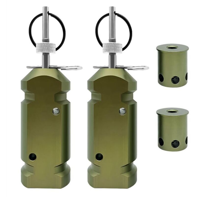 Kabelgebundene Perimeteralarm Calibre 12 Sicherheitssystem Verteidigung 360° Camping 2 Stück