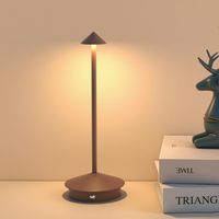 Kabellose, Wiederaufladbare Led-tischlampe Mit Touch-steuerung, Tragbar, Dimmbar, Minimalistisches Design Für Restaurant, Romantisches Dinner, Schlafzimmer, Terrasse, Außenbereich Und Picknick