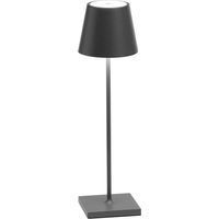 Grigio Scuro 30 Cm Wiederaufladbare Tischlampe