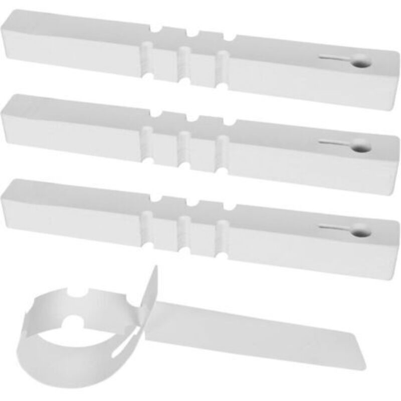 300 Pflanzenetiketten (weiß), Hängende Pvc-gartenetiketten, Umwickelbare Hängeetiketten, Etiketten Für Baumschulen