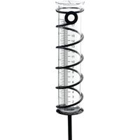 Außen-regenmesser Aus Glas, Regenmesser Aus Glas Mit Metallstab, Außen-regenmesser, Messrohr Für Niederschlag, Garten-regenmesser Aus Glas Mit Klarer Skala
