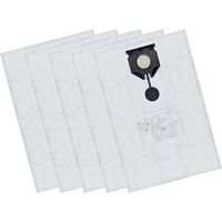 5 X Staubsaugerbeutel Geeignet Für Kärcher 2.889-154.0, Nt 30/1 Tact Te L, M, Ap 30l, Mikrofaser, Fassungsvermögen 30l