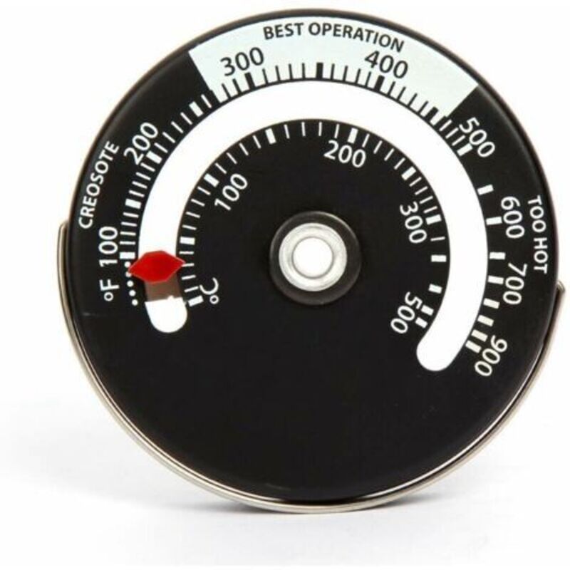 Magnetischer Ofenthermometer Für Holzofen, Kamin-temperaturmonitor, Temperaturmesser Für Rauchrohr, Holzburner Und Grill