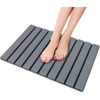 Diatomit-badematte, Rutschfeste, Faltbare Badematte Aus Natürlichem Diatomeenerde, Schnelltrocknend, Hohe Wasseraufnahme, 60 X 39 Cm Bodenmatte Für Badezimmer, Haus Und Küche