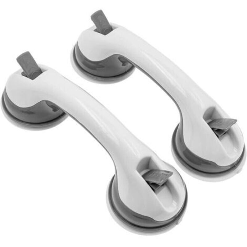 Set Aus 2 Duschgriffen Mit Saugnapf, 30 Cm, Für Badezimmer, Badewanne, Dusche