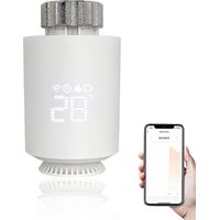 Intelligentes Thermostatisches Heizkörperventil, Digitales Intelligentes Wifi-heizkörperthermostatventil Mit Sprach- Und Gruppensteuerung, Intelligente Heizungssteuerung