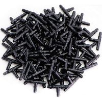 Rasenbewässerung 4/7mm Tropfverbindungsstück, 100 Stück (t-verbinder) H221