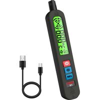 Wiederaufladbarer Gasdetektor, Erdgas-leckage-detektor Mit Visuellem Und Akustischem Alarm Sowie Vibration, Großer Bildschirm, Tragbarer Multigas-stift-detektor Für Butan, Propan, Haus, Camping, Wohnm