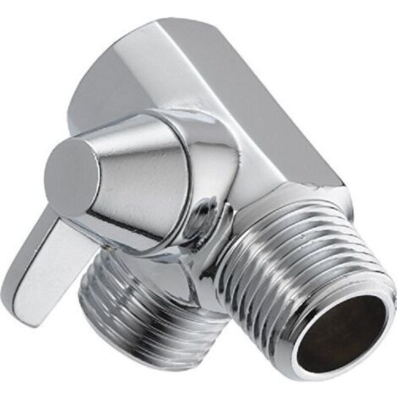 Duschumsteller, Universeller 3-wege-umleitungsadapter Aus Verchromtem Messing G1/2", T-förmiger Ventiladapter Für Montierte Duscharme