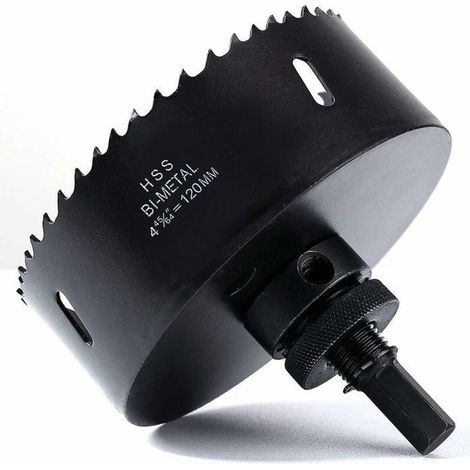 120-mm-bimetall-lochsäge, M42-hss-bimetall-kernbohrer Mit Zentrierbohrer Für Schwerlastbohrungen
