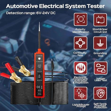 Autel Powerscan Ps100 6-24v Kfz-elektriktester Av-messgerät