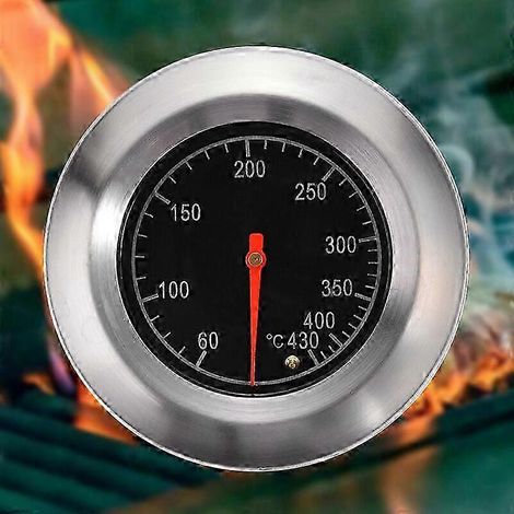 Edelstahlthermometer, Metallthermometer, Für Edelstahl-gasgrills (60°c - 430°c)