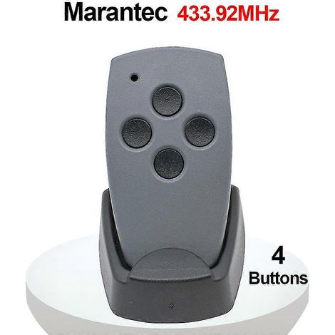 Marantec 433,92 Mhz Digitale Fernbedienung Für Garagentore (modelle 382, 384, D302, D304, D313, D321, 211, 212 Und 214) – Festcode