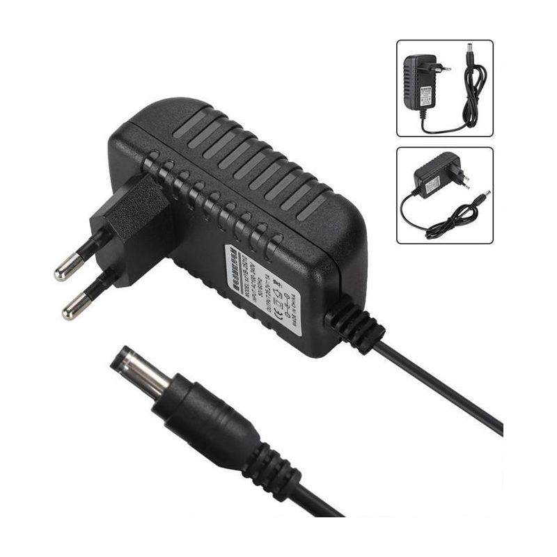 12-v-wechselstromadapter, 100–240 V Wechselstrom Auf 12 V Gleichstrom-netzteil, Ersatzladegerät Mit Eu-stecker Für Elektronische Geräte