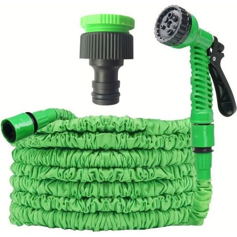 Flexibler Gartenschlauch, 15 M Dehnbarer Gartenschlauch Für Spritzpistolen, Verschiedene Farben