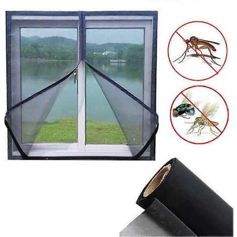Insektensicherer Fenstervorhang