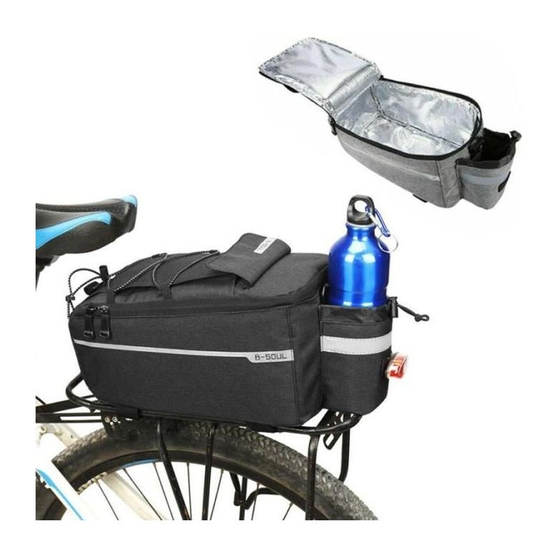 Universelle Fahrrad-satteltasche, Fahrradzubehör, Schwarz, Tasche, 0u060i01