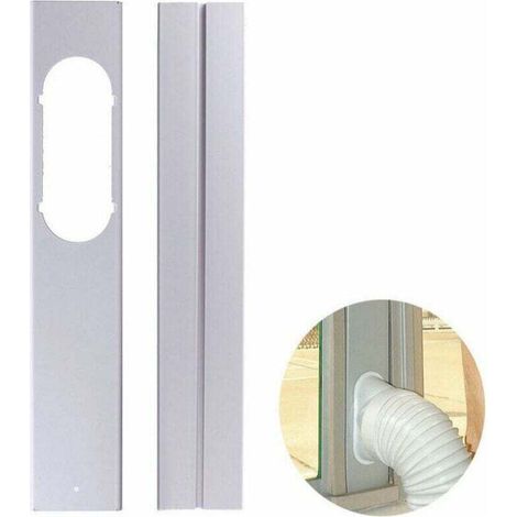 Verstellbare Universal-fensterdichtung Für Mobile Klimageräte (55–110 Cm) – Lochbreite 7,5 Cm – Set Mit 2 Pvc-platten – Einfache Montage
