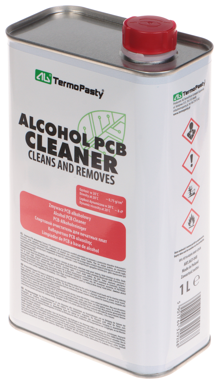 Leiterplattenreiniger/1000 Metallkanister 1000ml Ag Thermopasten