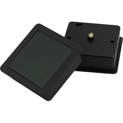 Ersatz-solarlampe Für Quadratische Solarpaneele Mit Amorphem Silikonpanel, 2v 50ma Und Wiederaufladbarer Aa-batterie (4 Stück)