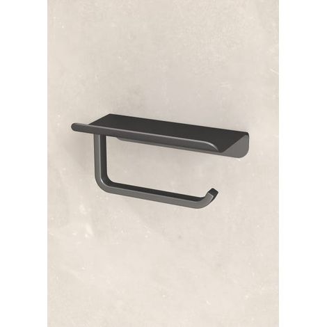 Crezuo Toilettenpapierhalter Fürs Badezimmer, Bohrfreier Handyhalter