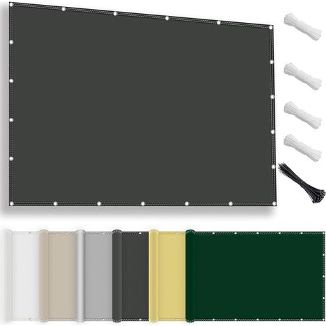 Wasserdichtes, Rechteckiges Sonnensegel 1,5 X 2 M – 185 G/m² Polyestergewebe – 95 % Uv-schutz – Ösen Aus Edelstahl – Schrägmontage 20–40°