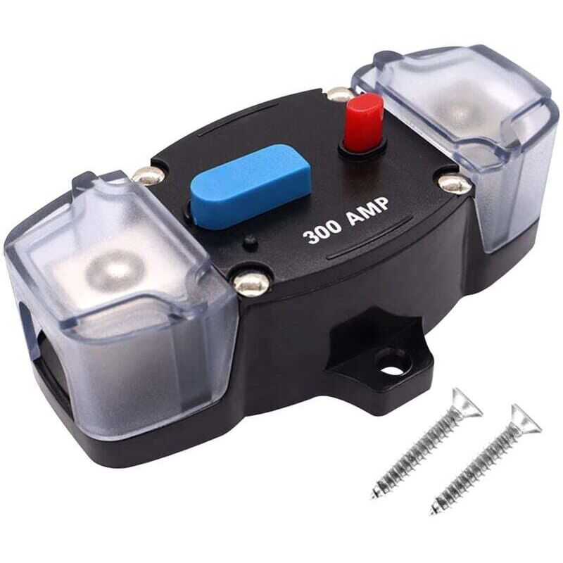 12v-48v Kfz-sicherungshalter Mit Audio-sicherungsschutzsystem Für Auto, Wohnmobil, Boot (300a) - Crezuo