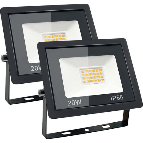 20-w-led-flutlicht Für Den Außenbereich, Ip66 Wasserdichter Led-strahler Für Den Außenbereich, 3000 K Kaltweiße Wandleuchte, Für Garten, Terrasse, Garage, Eingangsbereich