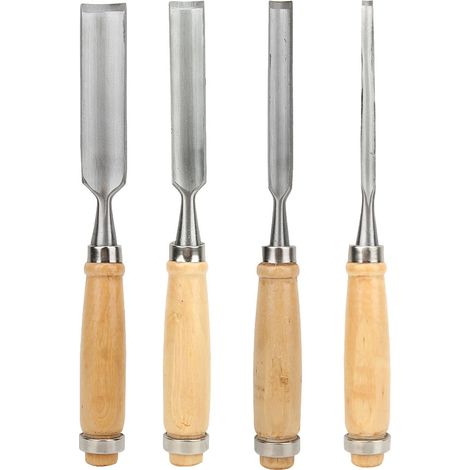 Holzmeißel, Zimmermannsmesser, 4-teiliges Holzbearbeitungswerkzeug