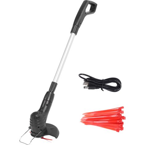 Akku-rasentrimmer, 2000 Mah, Akkubetrieben, Verstellbare Höhe, 13000 U/min, Mit 20 Aufsätzen