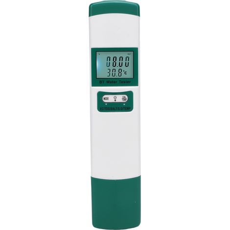 Tuya 5-in-1 Digitaler Bluetooth-wasserqualitätstester: Messt Ec, Tds, Salz, Spezifisches Gewicht Und Temperatur Für Trinkwasseraquarien