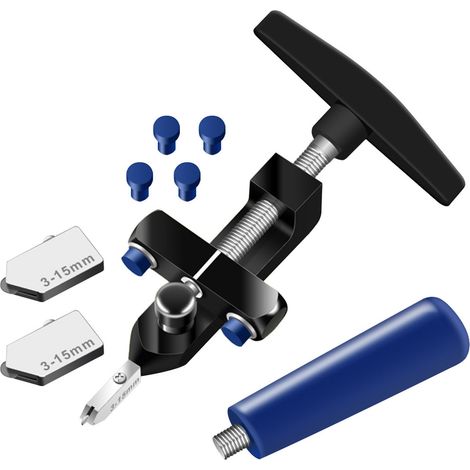 2-in-1 Glasfliesenschneider, Manueller Schneider, 3-15 Mm Manuelles Öffnungswerkzeug-set Für Heimwerker