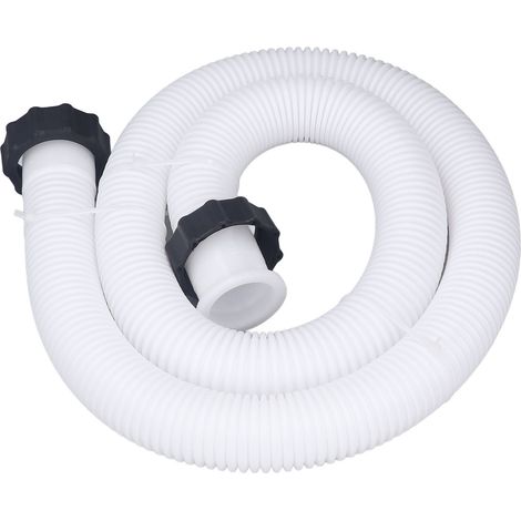 Ersatzschlauch Für Poolpumpen Von Aufstellpools, 1,5 Zoll Durchmesser, Weiß