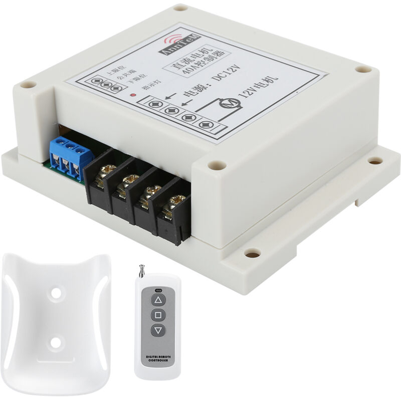 Télécommande 433mhz Dc12v Pour Moteur Puissant Avec Relais Et Contrôle De Rotation