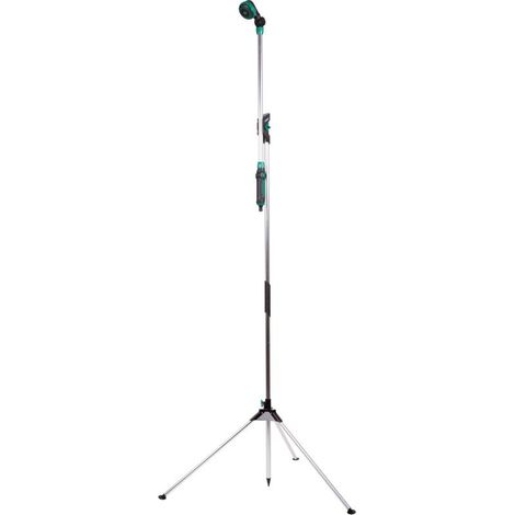 2-in-1-außendusche Mit Teleskop-brauselanze – Höhenverstellbar Von 149 Bis 190 Cm – 180° Drehbarer Duschkopf – 3 Strahlarten
