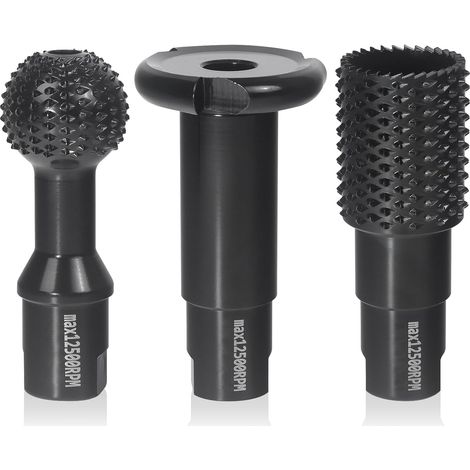 Apex Holzbearbeitungs-schneidwerkzeug – Set Mit 3 Rotationsfräsern, Holzhohlmeißel Und Meißel Für 115/125-mm-schleifmaschinen – Schneidwerkzeuge, Holzbearbeitungswerkzeuge