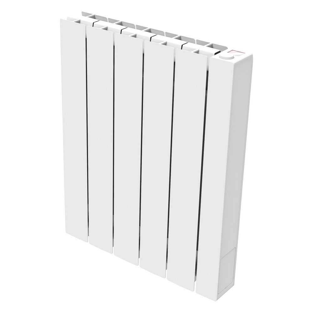 Fondital Elektro-heizkörper Eblitz Wi-fi, 750w 4 Glieder 583x390x80mm, Aluminium, Weiß