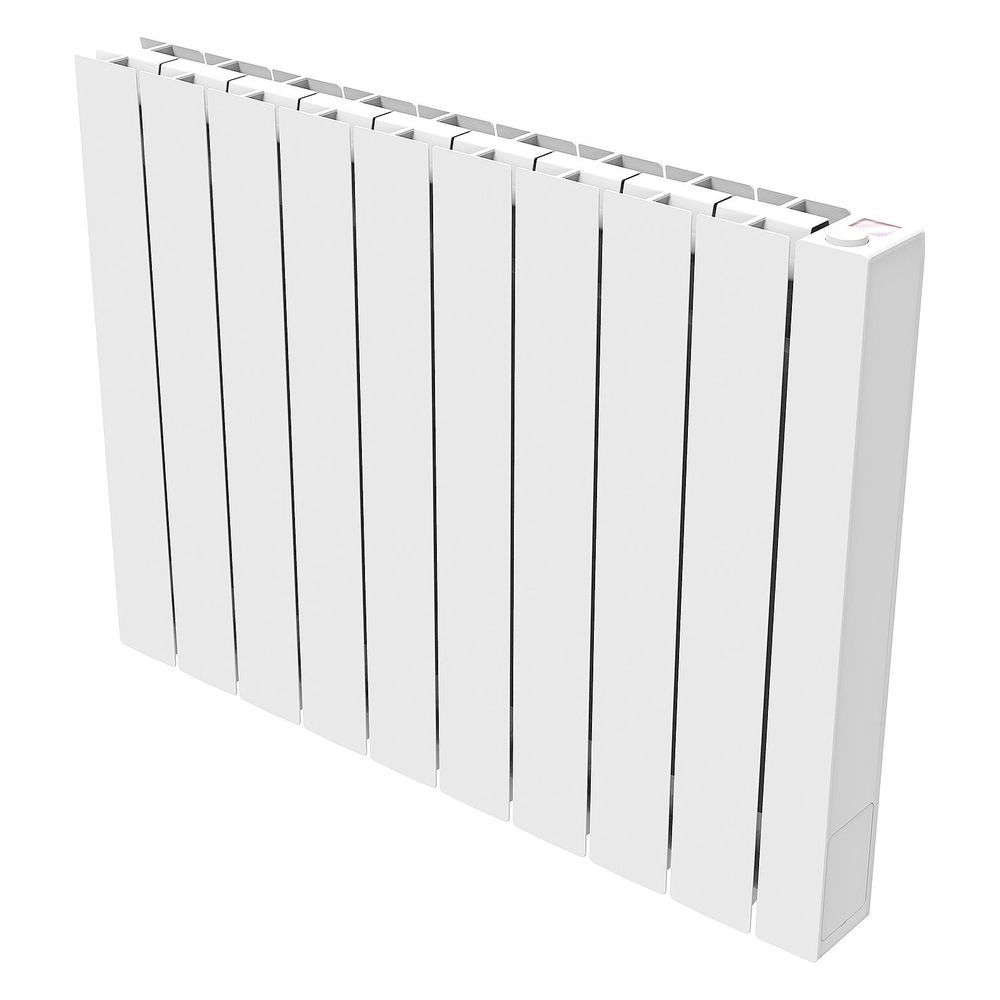 Fondital Elektroheizkörper Eblitz Wi-fi, 1.500w, 583x790x80mm, Aluminium, Weiß