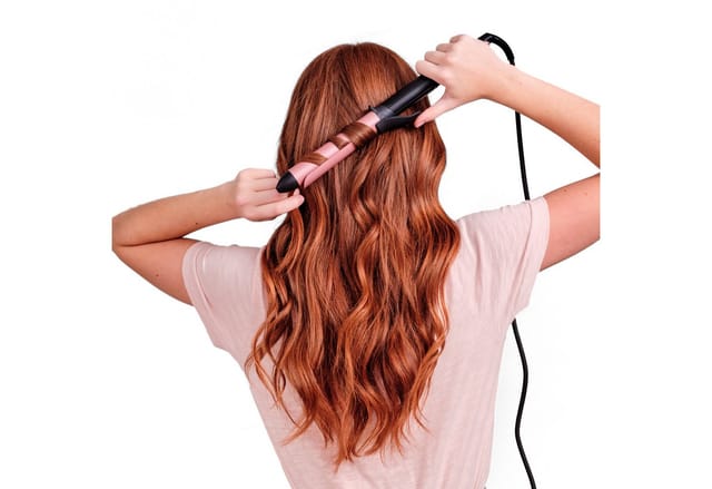 BaByliss Lockenstab 32mm Lockenstab mit Klammer für große Locken/Wellen, C452E, Quarz-Keramikbeschichtung, 6 Temperaturstufen, für alle Haartypen