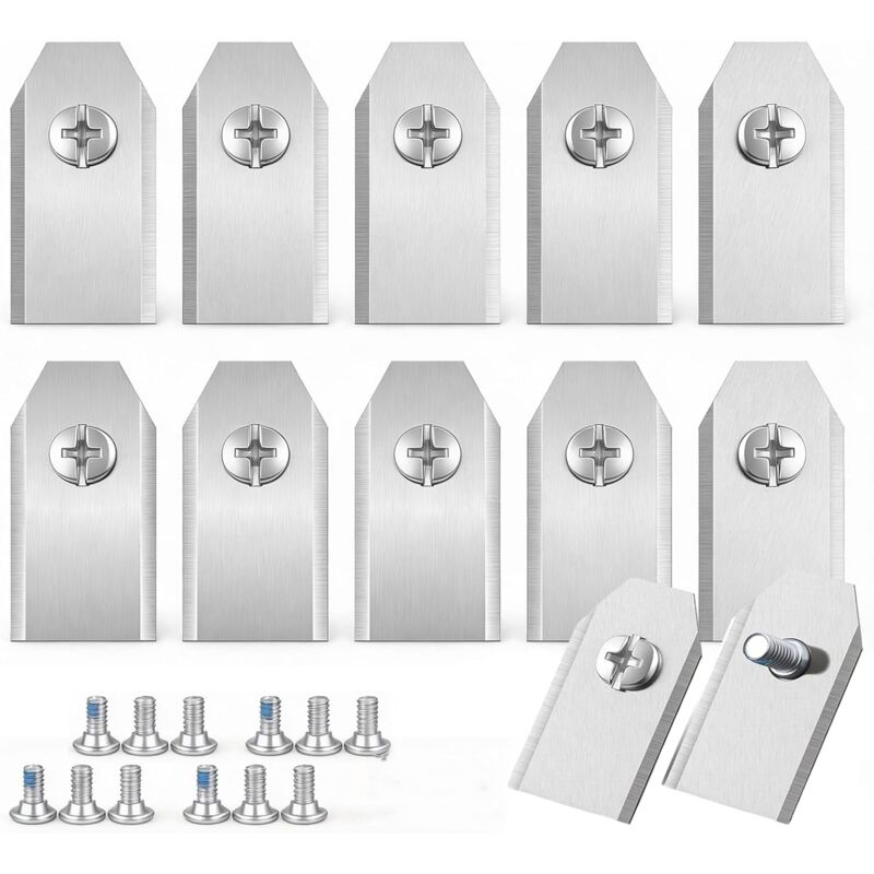 12er-pack Mähroboter-klingen, Schrauben Enthalten – Ersatzklingen Für Lange Lebensdauer, Kompatibel Mit Rasenmährobotern (35180.6mm)