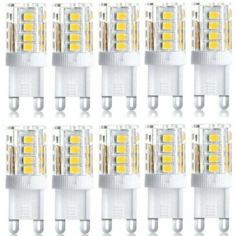 10er Set Led-projektoren. Dekorative Led-beleuchtung. G9 Led-glühbirne. 5 W Warmweiß/kaltweiß. Energiesparende Led-lampen. Ersatz Für Halogenlampen. Ac 230 V, Nicht Dimmbar.