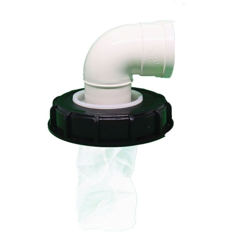 Ibc-tankdeckel Mit Waschbarem Nylonfilter Für 1000-liter-ibc-regenwassertank. Ibc-tankzubehör, Ibc-deckelfilter. Regenwasser-nylonfilter (165 Mm Vier...
