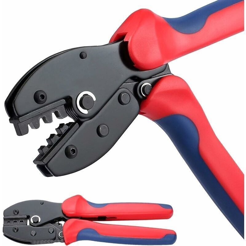 Crimpzange Für Photovoltaik-steckverbinder 2,5–6 Mm² – Polierter Stahlkörper – Ergonomischer Griff – Präzises Mc4-crimpen