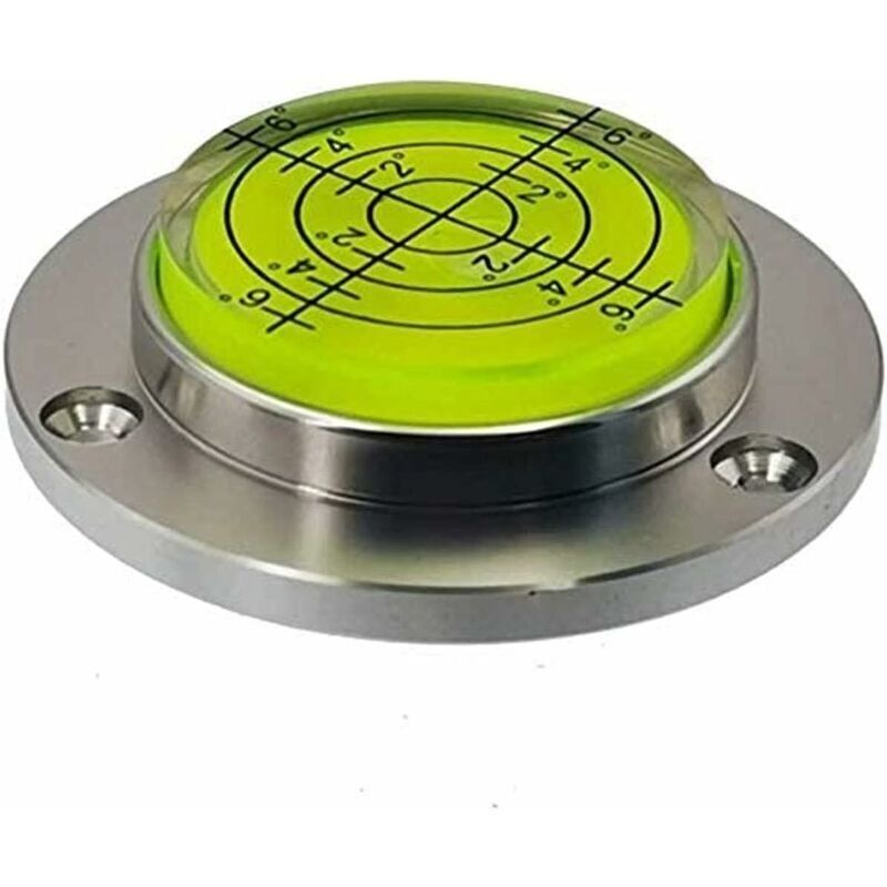Magnetische Aluminium-wasserwaage Für Den Grünen Gürtel Mit Loch - Rundlibelle (magnetisch)